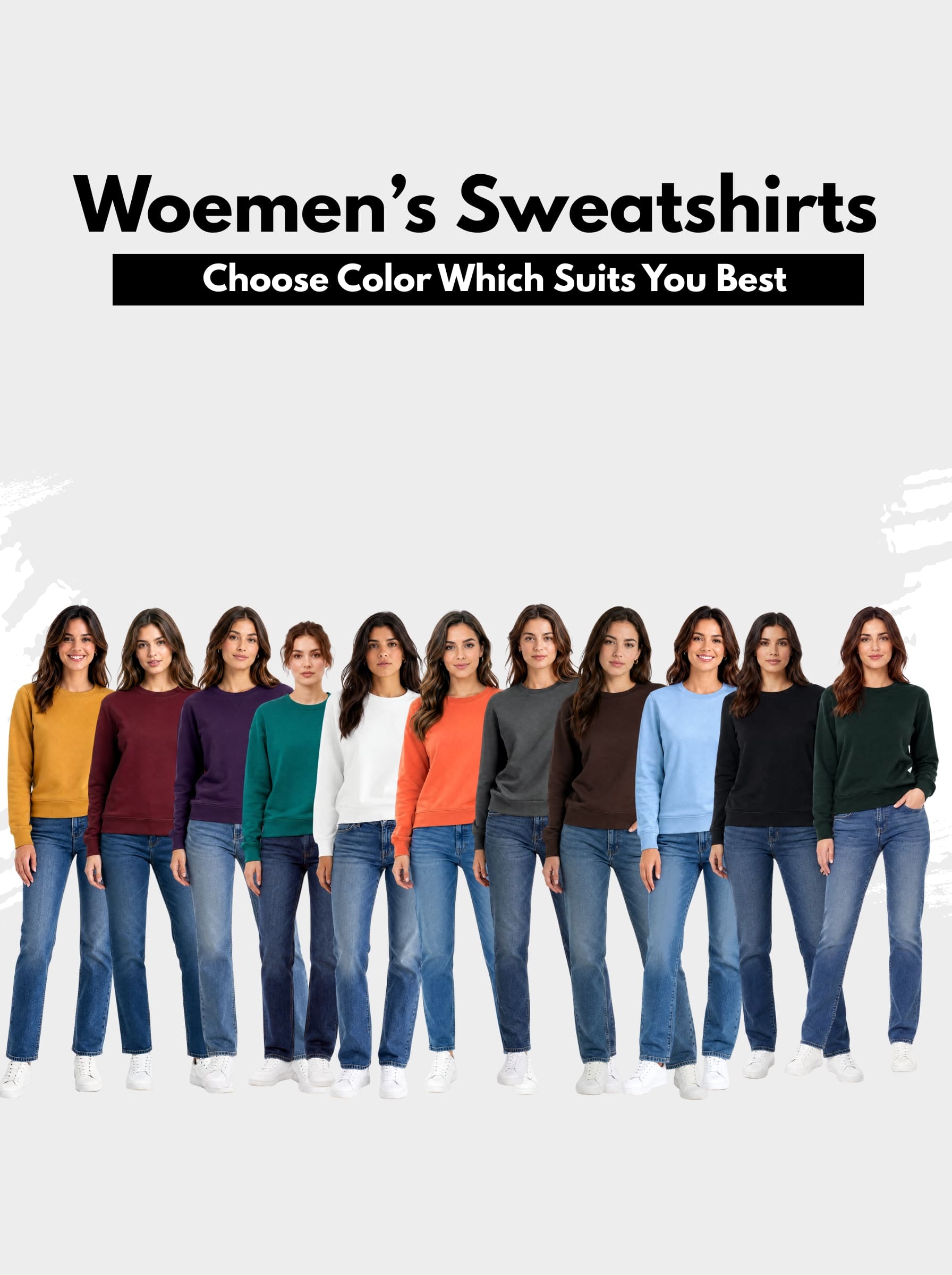 Stylish Women's Sweatshirts | SKM