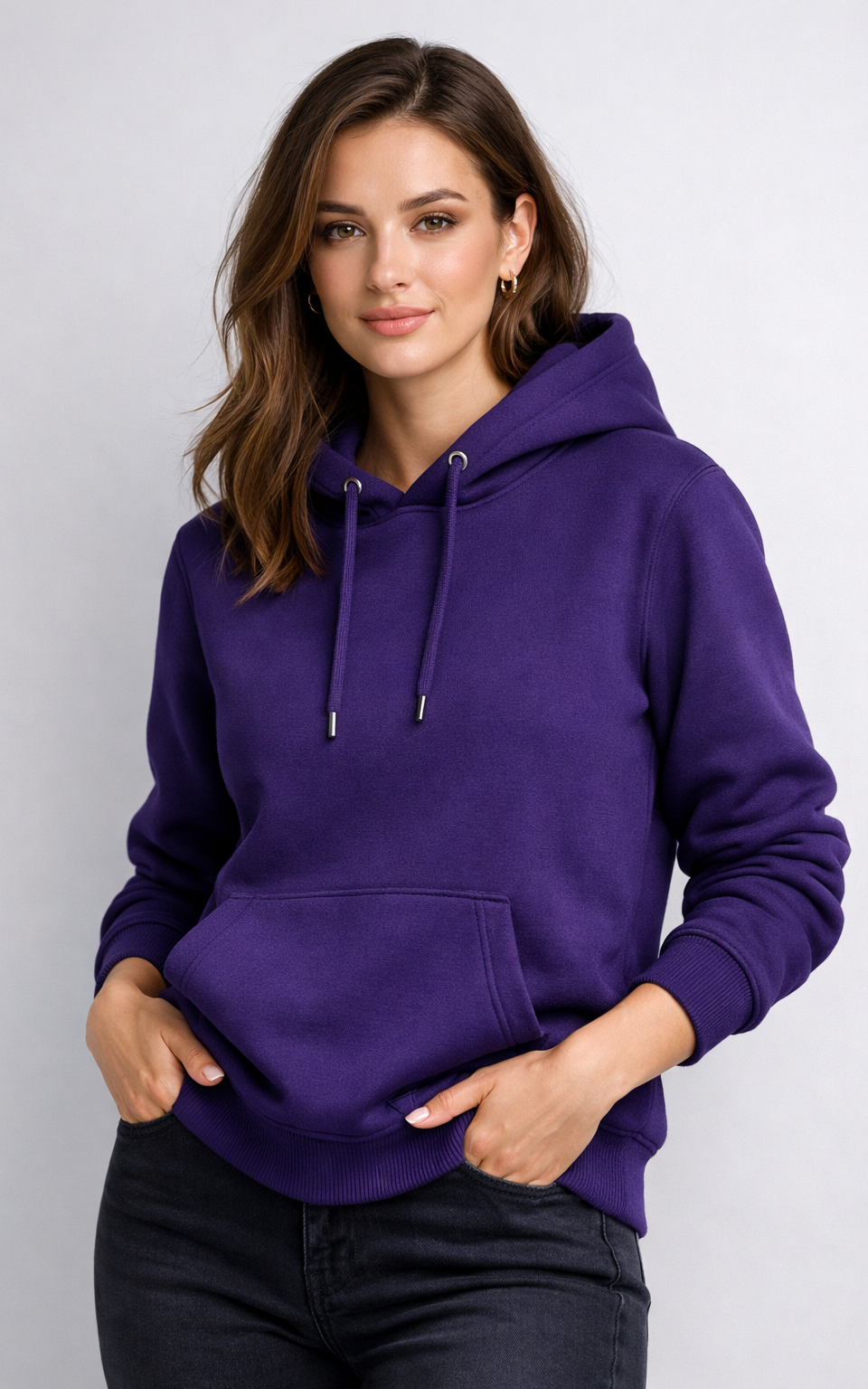 Violet Oversized Hoodie