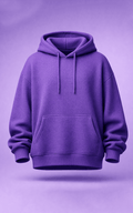 Purple Oversized Hoodie
