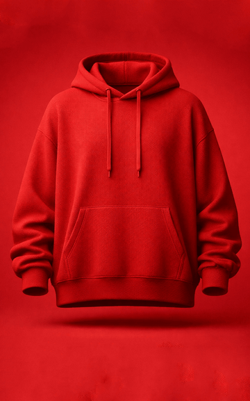 Red Oversized Hoodie