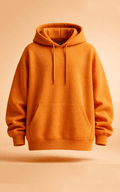 Orange Oversized Hoodie