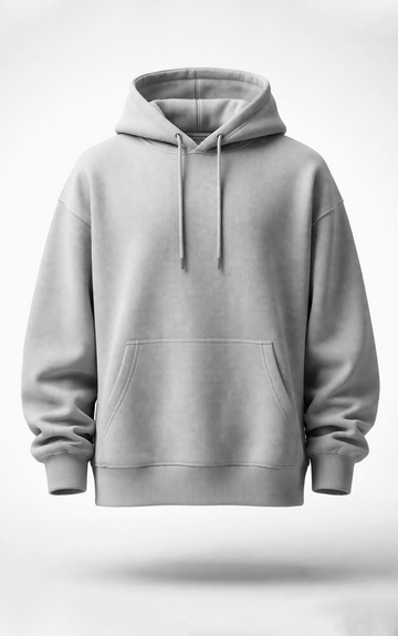 Ash Grey Oversized Hoodie