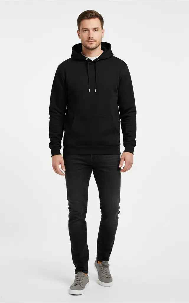 Men’s Basic Pullover Hoodie – Comfortable & Casual - SKM