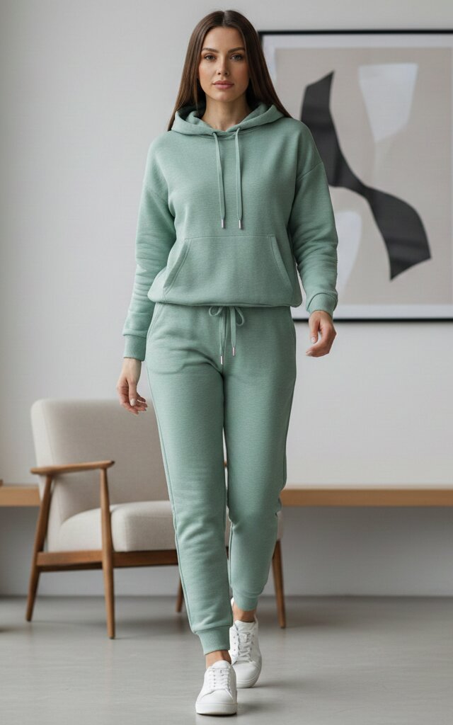 Seegreen Pullover Hoodie Tracksuit for Women – Casual & Comfortable Activewear