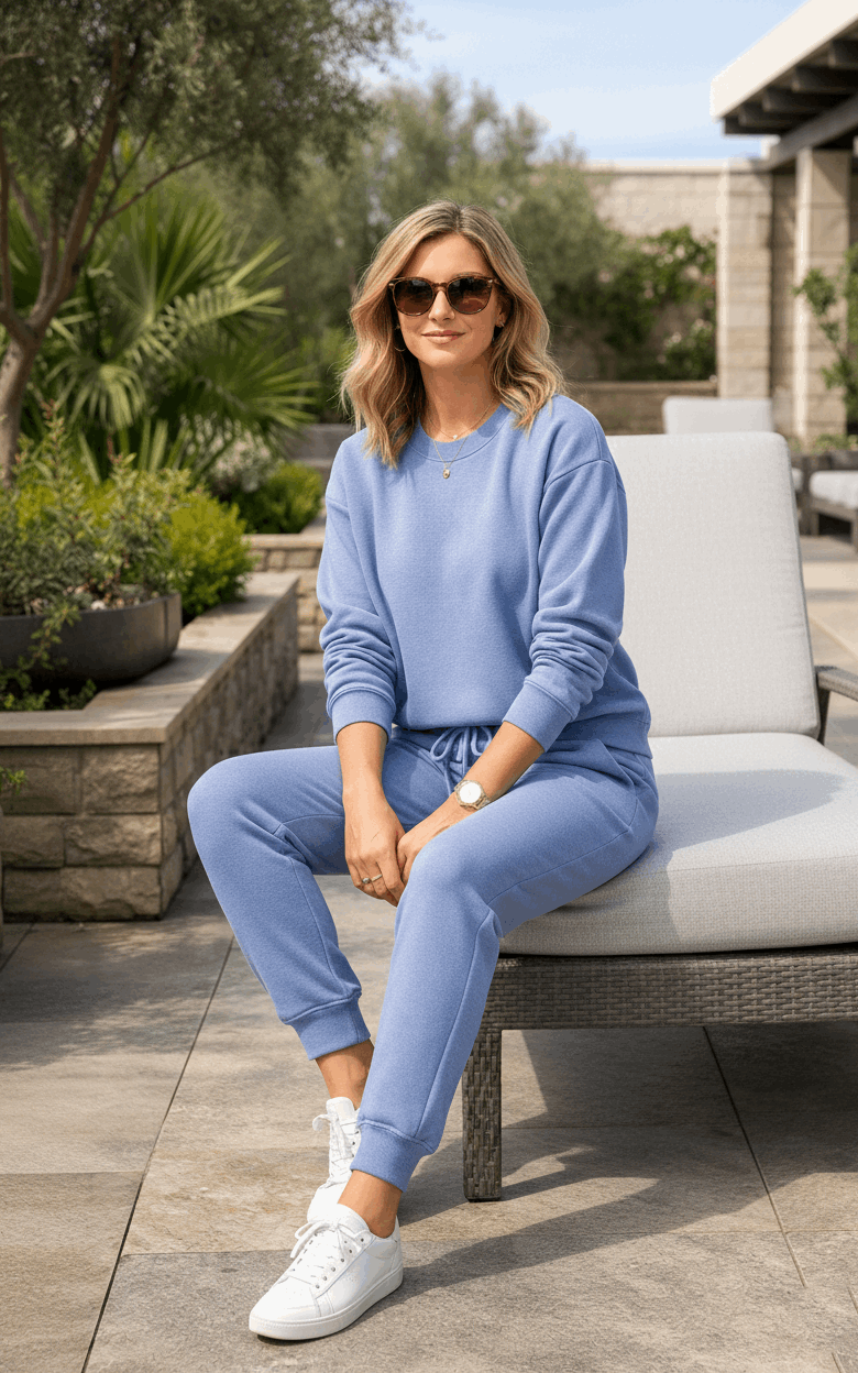 Indigo Sweatshirt Tracksuit