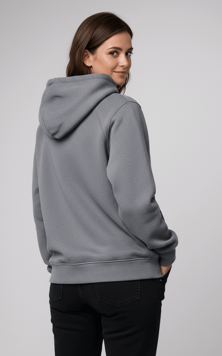 Ash Grey Hoodie Ash Gray