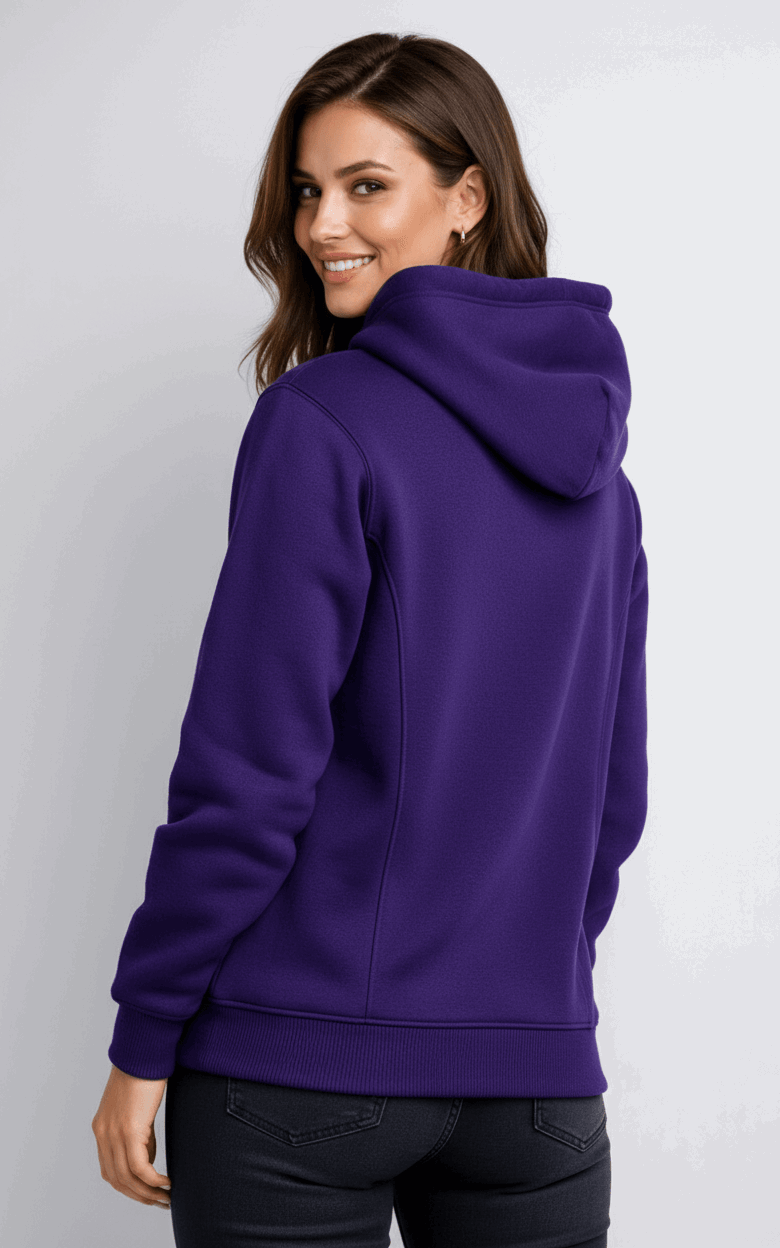Violet Hoodie Purple