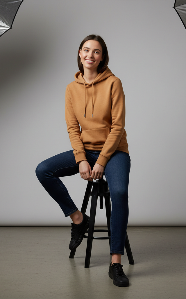 Women’s Soft & Stylish Hoodie – Oversized Cotton Pullover for Casual Wear