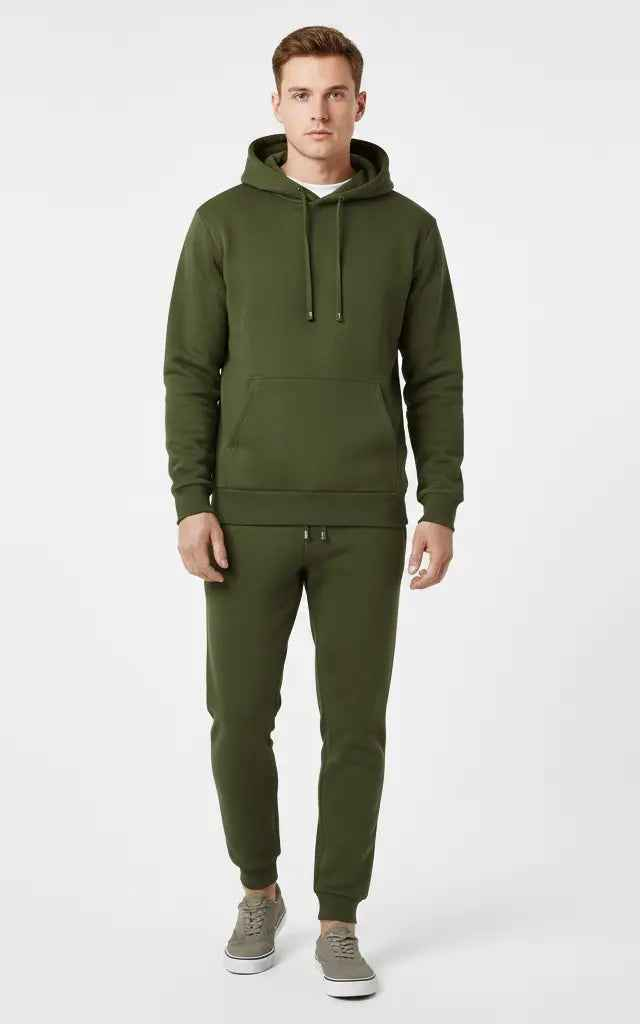 Men’s Hoodie Tracksuit Set – Casual & Comfortable 2-Piece Outfit - SKM