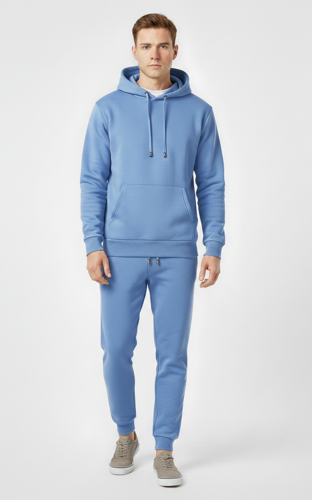Men’s Hoodie Tracksuit Set – Casual & Comfortable 2-Piece Outfit - SKM