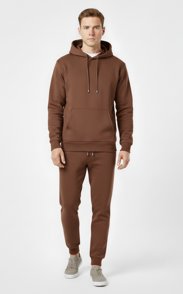 Men’s Hoodie Tracksuit Set – Casual & Comfortable 2-Piece Outfit - SKM