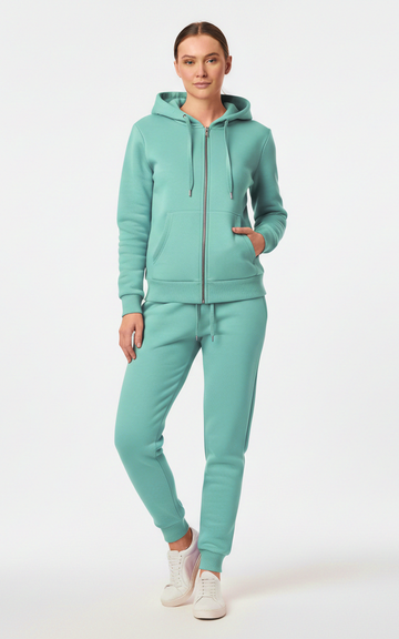 Premium Zipper Hoodie Tracksuit for Women – Chic & Comfortable Tracksuit - SKM