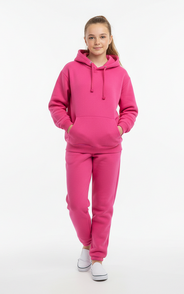 Pullover Hoodie With Jogger For Girls - SKM