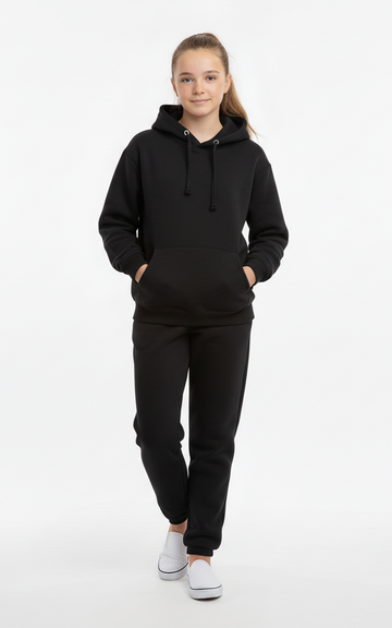 Pullover Hoodie With Jogger For Girls - SKM