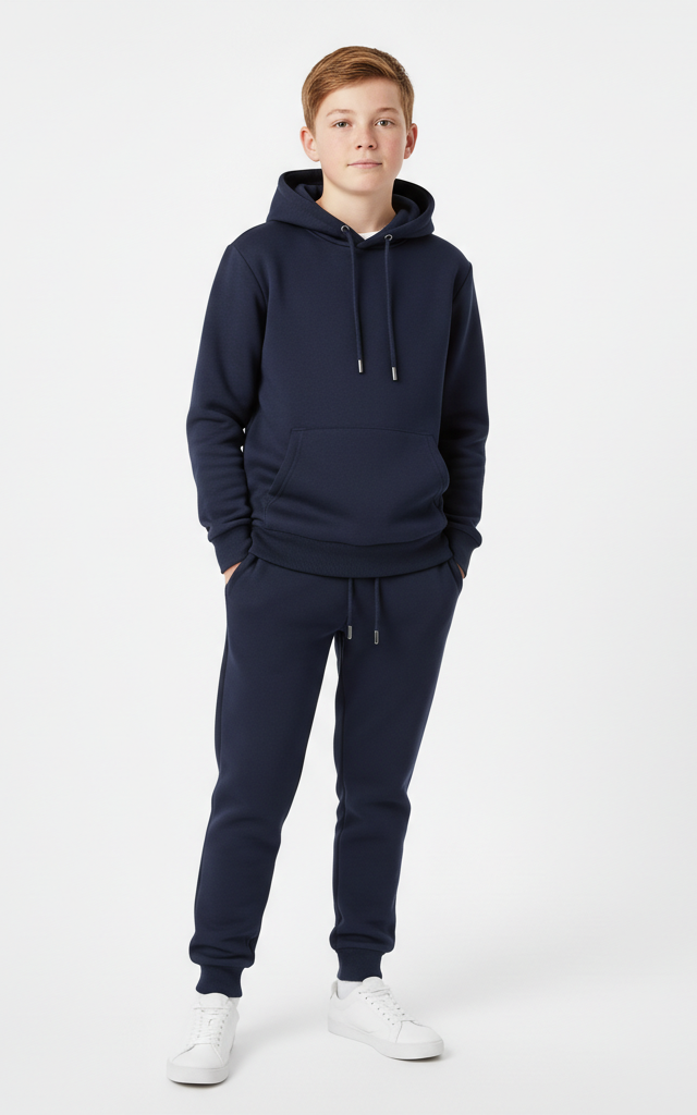 Pullover Hoodie Tracksuit for Boys – Cozy & Stylish Tracksuit - SKM