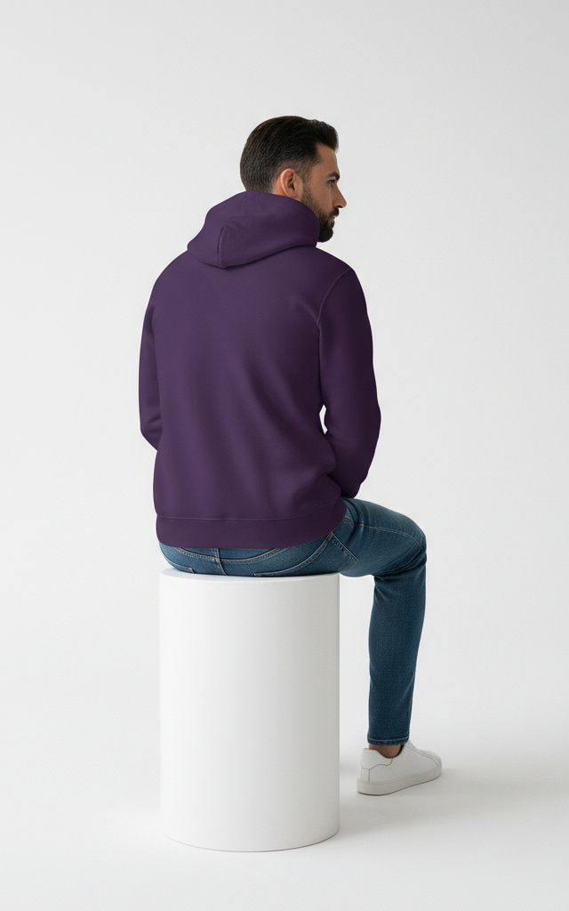 Men’s Basic Pullover Hoodie – Comfortable & Casual