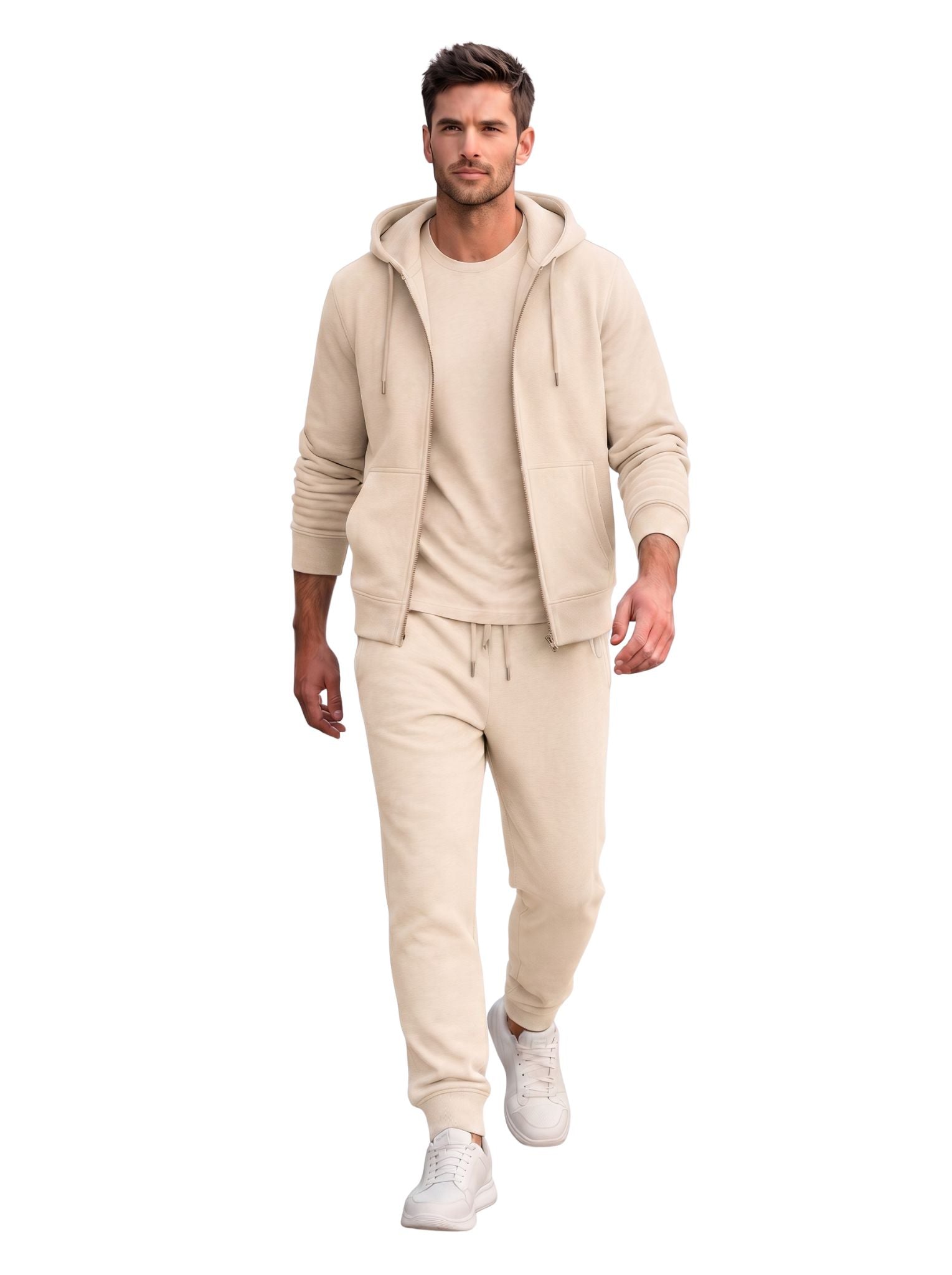 Men's Zip Up Hoodie Tracksuit | SKM