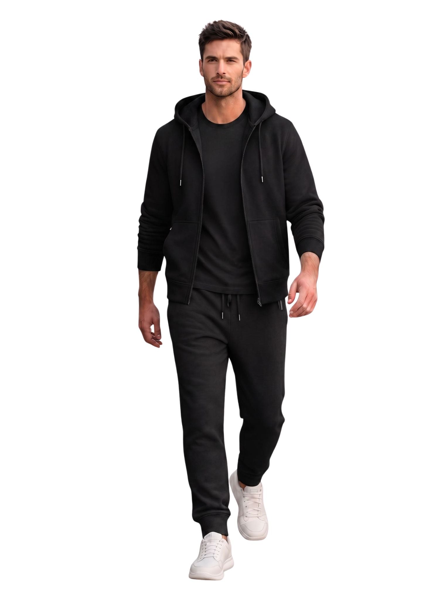 Men's Zip Up Hoodie Tracksuit | SKM