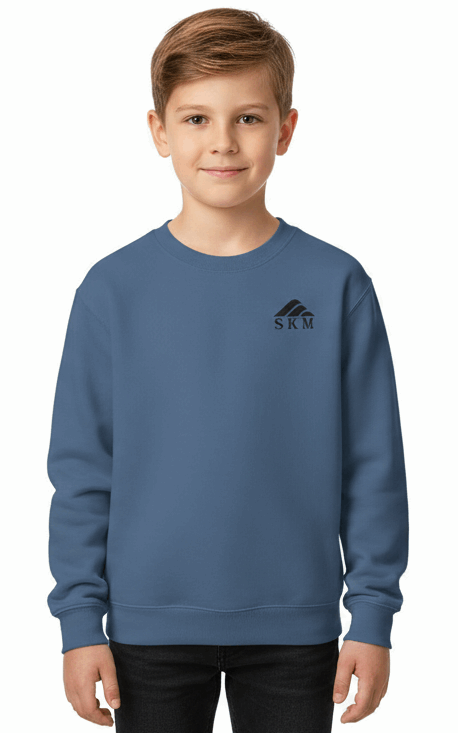 Classic Sweatshirt for Boys – Comfortable Everyday Wear Sky