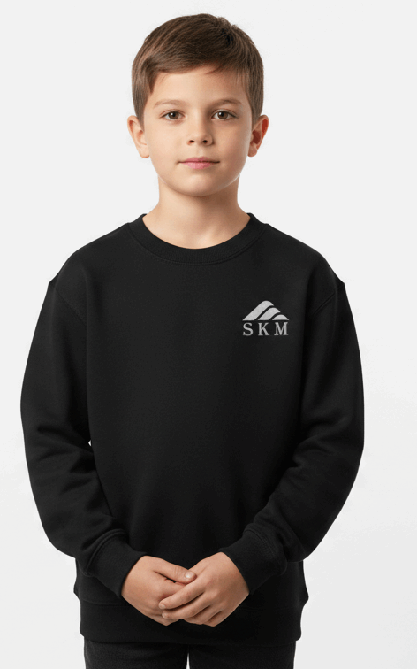 Classic Sweatshirt for Boys – Comfortable Everyday Wear Grey