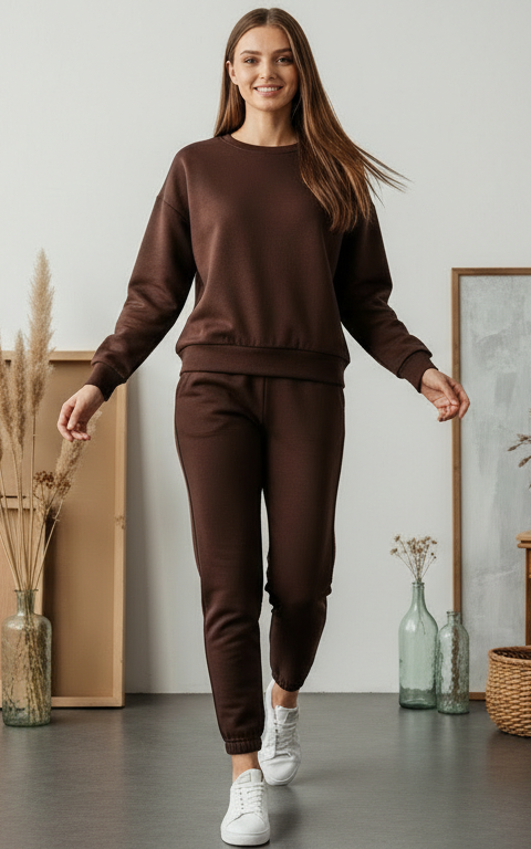 Velour Sweatshirt Tracksuit