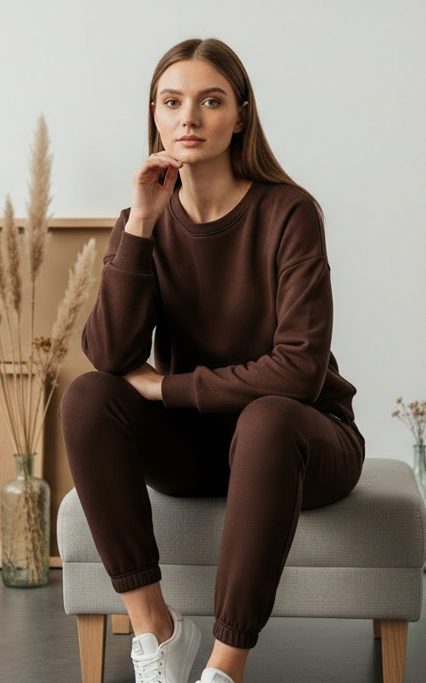 Velour Sweatshirt Tracksuit