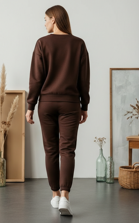 Velour Sweatshirt Tracksuit