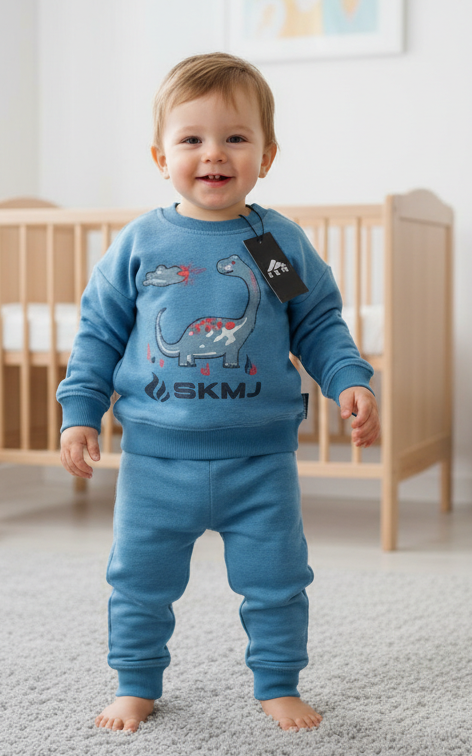 Dragon Sweat Shirt With Jogger For Kid's - SKM