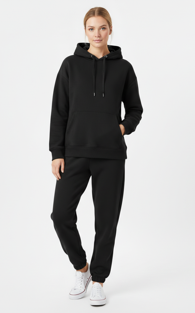 Pullover Hoodie Tracksuit for Women – Casual & Comfortable Activewear - SKM