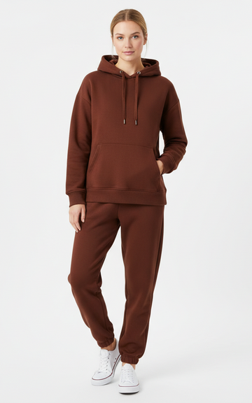 Pullover Hoodie Tracksuit for Women – Casual & Comfortable Activewear - SKM