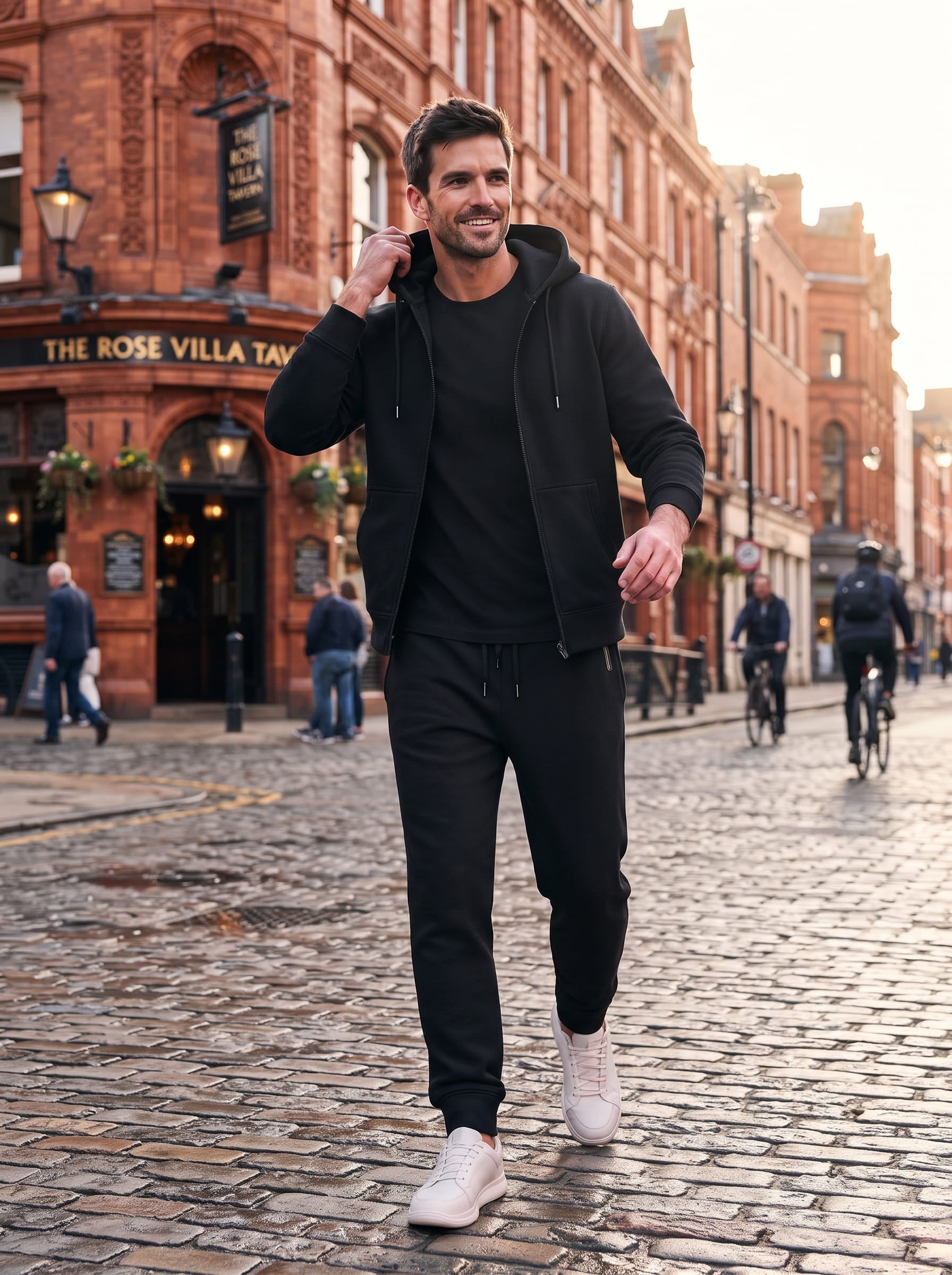 Men's Zip Up Hoodie Tracksuit | SKM