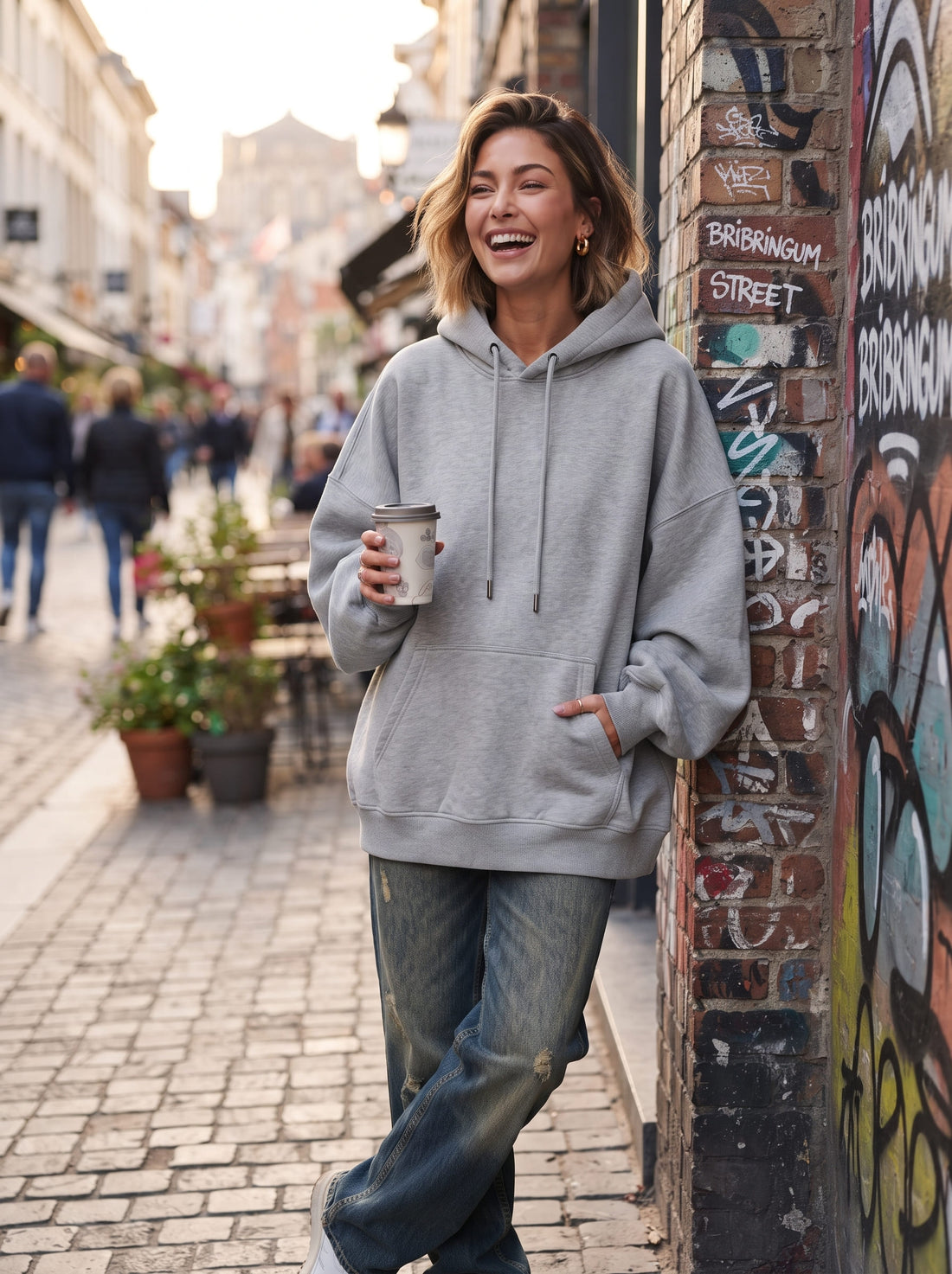 Oversized Women's Hoodie Pack of 3 | SKM Ash Gray