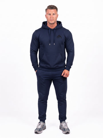Men's Hoodie Tracksuit Set | SKM Navy Blue
