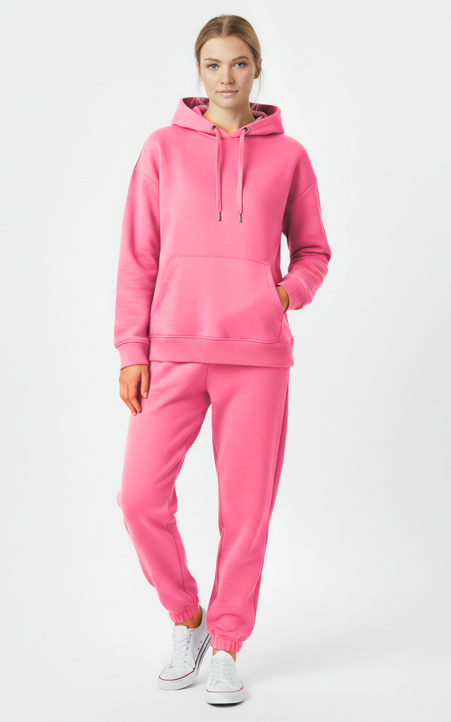 Pullover Hoodie Tracksuit for Women – Casual & Comfortable Activewear - SKM