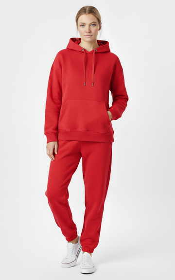 Pullover Hoodie Tracksuit for Women – Casual & Comfortable Activewear - SKM