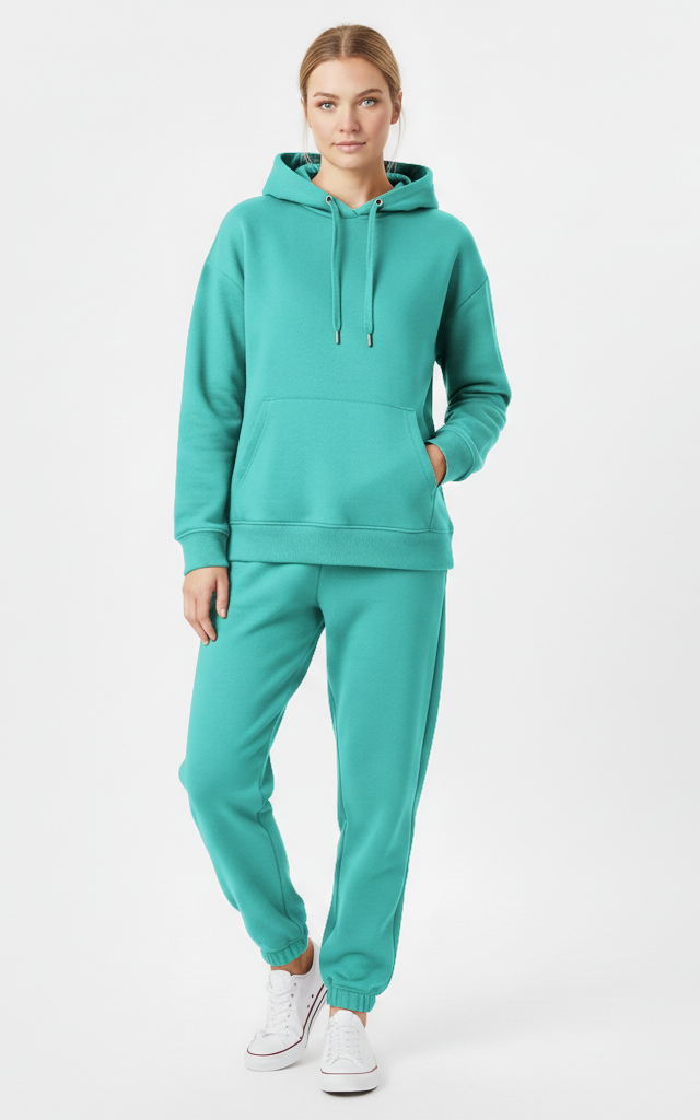 Pullover Hoodie Tracksuit for Women – Casual & Comfortable Activewear - SKM