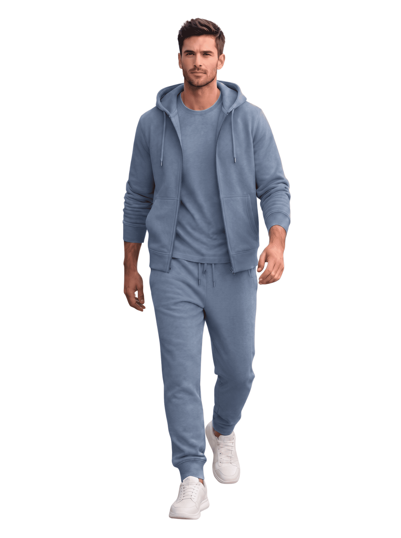 Men's Zip Up Hoodie Tracksuit | SKM