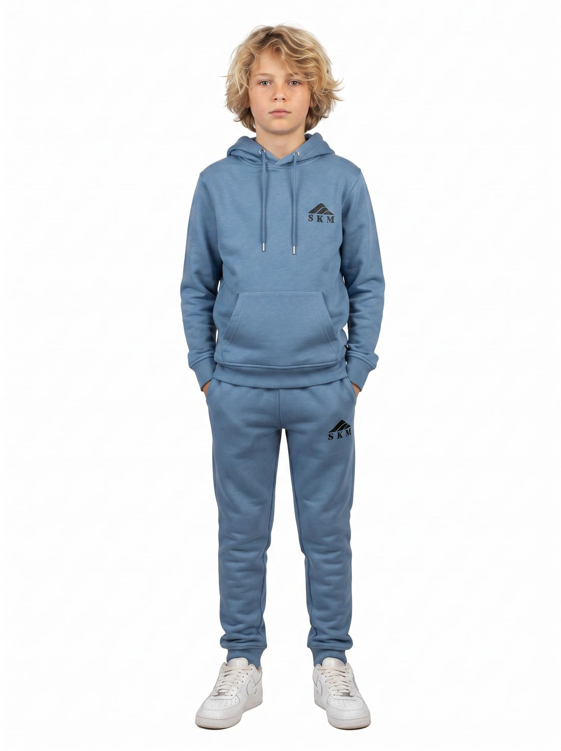 Premium Boys' Sweatshirt Tracksuit | SKM Outlet sky blue