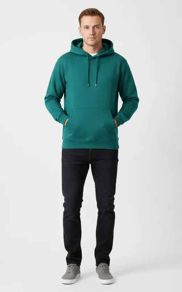 Men’s Basic Pullover Hoodie – Comfortable & Casual - SKM